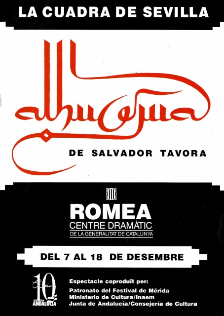 Alhucema de Salvador Távora. La Cuadra de Sevilla