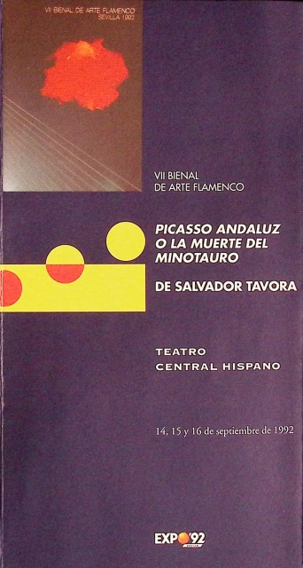 Picasso andaluz o la muerte del Minotauro de Salvador Távora. VII Bienal de Arte Flamenco [Sevilla]