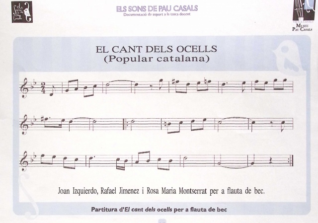 Song of the birds. (Cant dels ocells) for Cello and String Orchestra, Pablo Casals