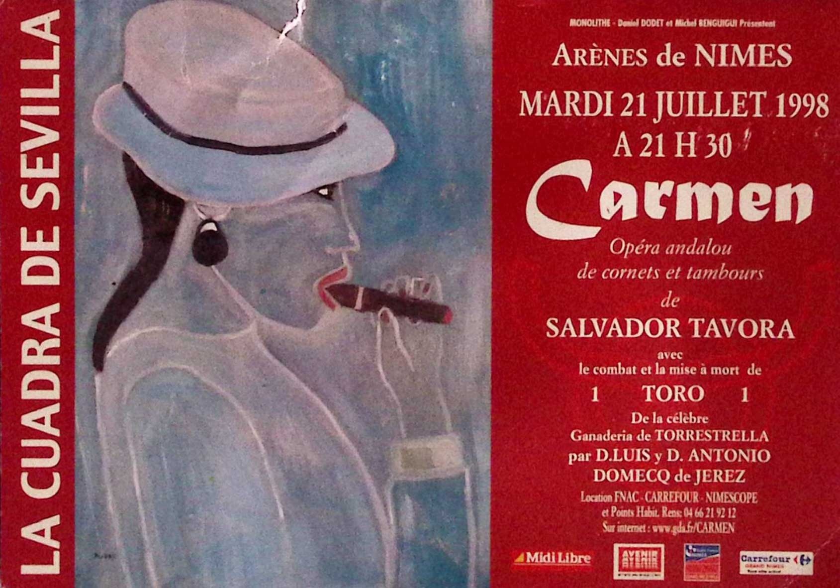 Carmen. Opéra andalou de cornets et tambours de Salvador Távora. La Cuadra de Sevilla
