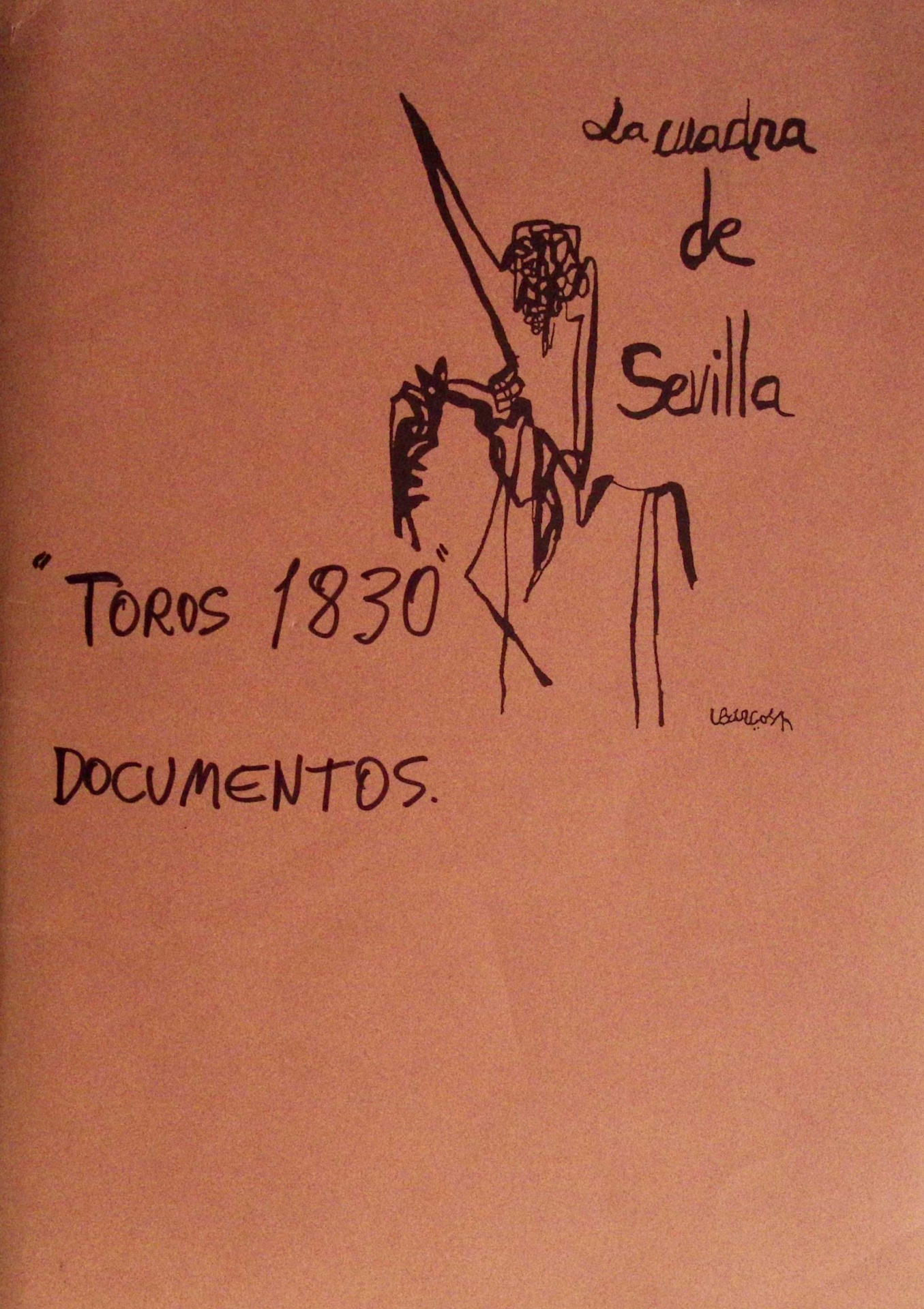 "Toros 1830" Documentos. La Cuadra de Sevilla