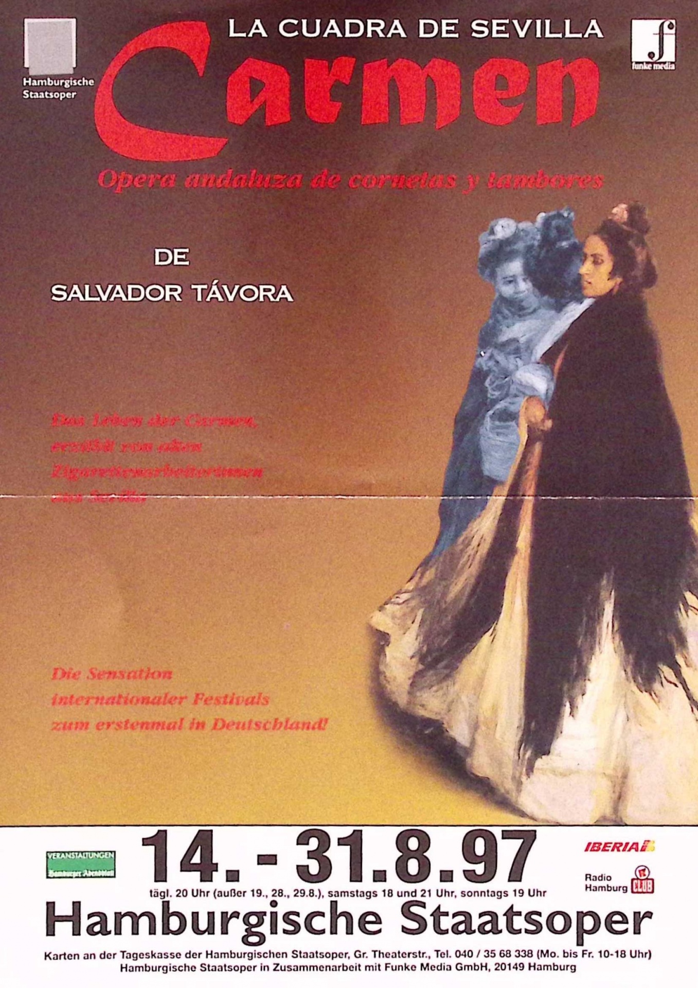 Carmen. Ópera andaluza de cornetas y tambores de Salvador Távora. La Cuadra de Sevilla