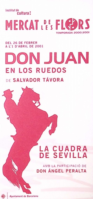 Don Juan en los ruedos de Salvador Távora. La Cuadra de Sevilla