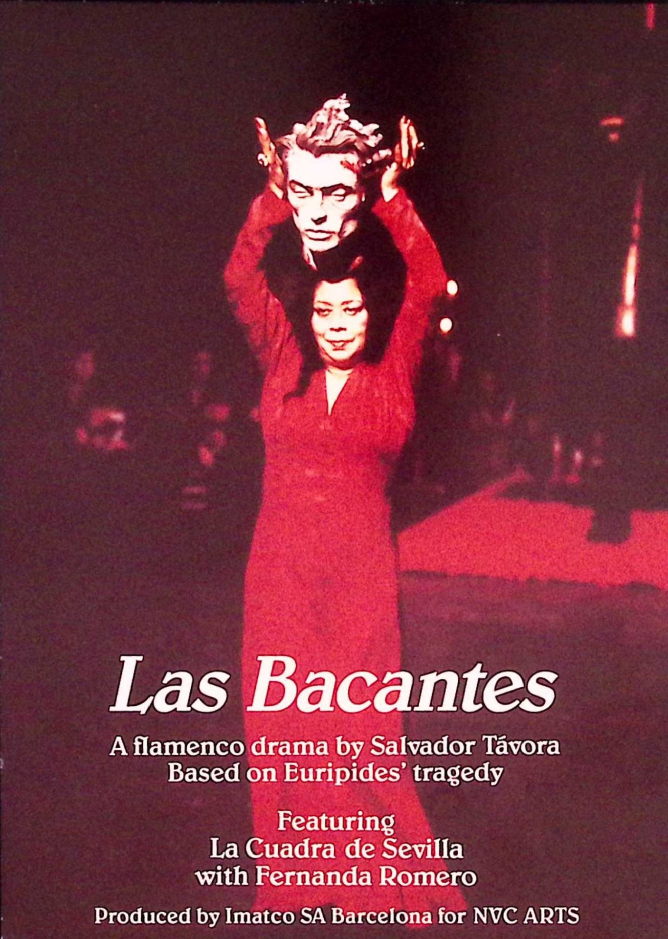 Las Bacantes. A flamenco drama by Salvador Távora. Based on Euripides` tragedy. Featuring La Cuadra de Sevilla with Fernanda Romero