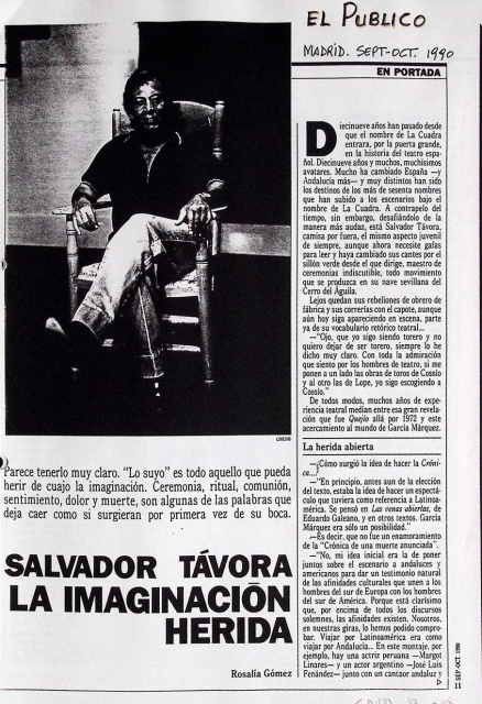 Salvador Távora. La imaginación herida