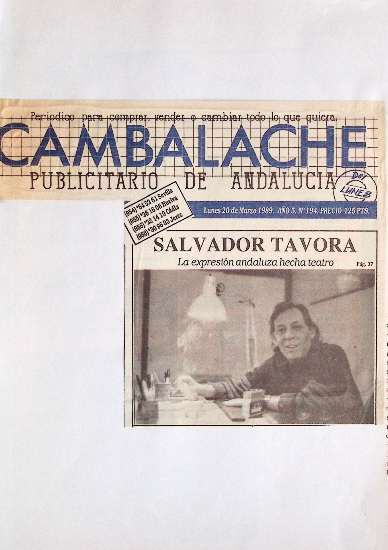 Salvador Távora. La expresión andaluza hecha teatro