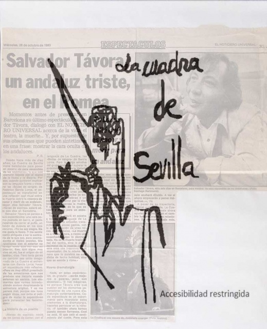 Salvador Távora, un andaluz triste en el Romea