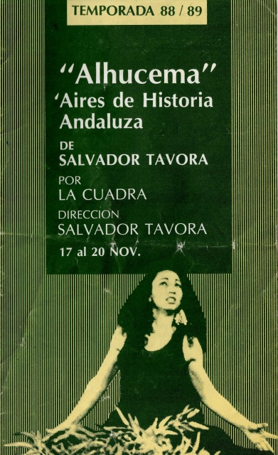  "Alhucema" de Salvador Távora. Teatro Cervantes de Málaga