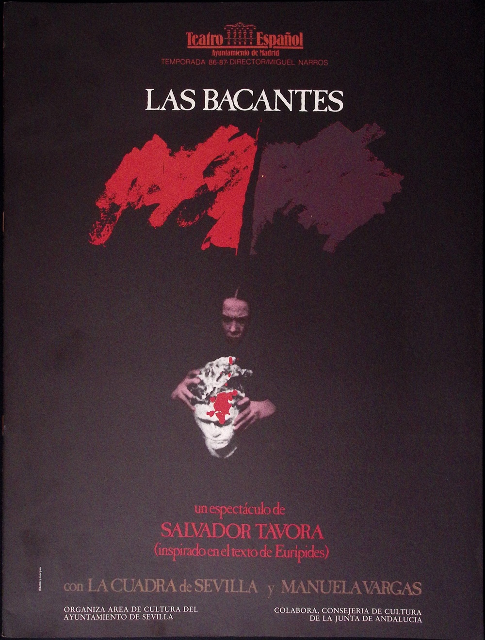 Las Bacantes. Un espectáculo de Salvador Távora (inspirado en el texto de Eurípides) con La Cuadra de Sevilla y Manuela Vargas